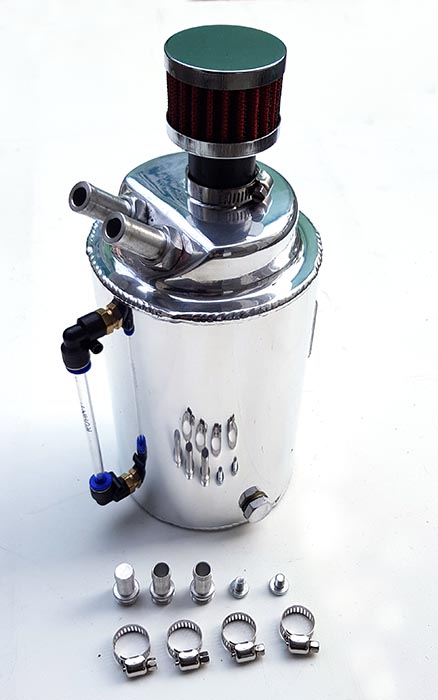 Oil catch can DPR 2L w/breather filter