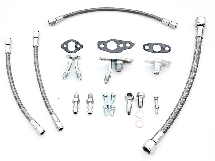 Turbo oil and water line kit Toyota Supra 7MGTE CT26