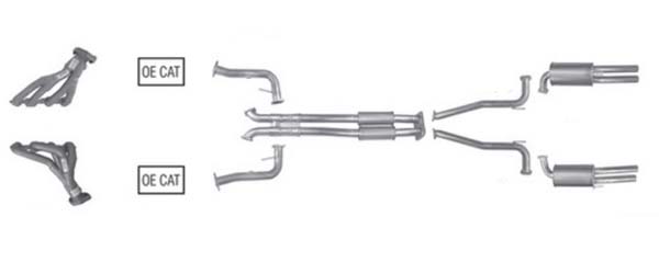 PACEMAKER exhaust system - Holden Commodore VF Clubsport 6.0L and 6.2L LS3