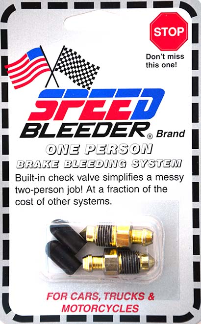 Speedbleeder 8pc set - high performance non-return brake nipples
